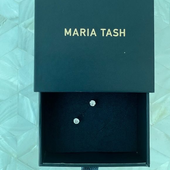 Maria Tash Invisible Diamond Threaded Stud Earring 3.8mm - Picture 1 of 4